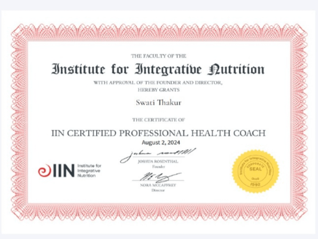 Health coaching certification